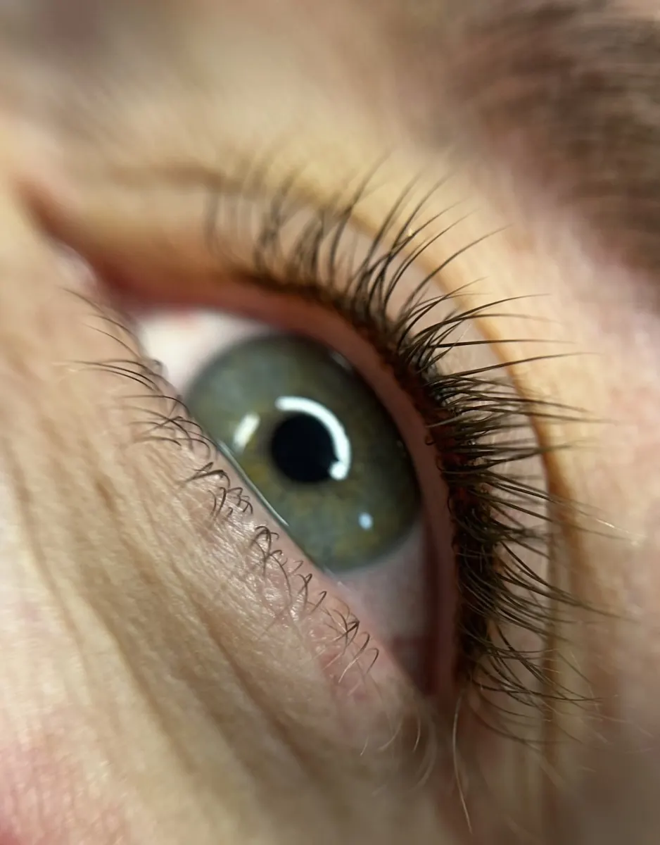 Korejský lash lifting — ukázka práce ze studia v Opavě